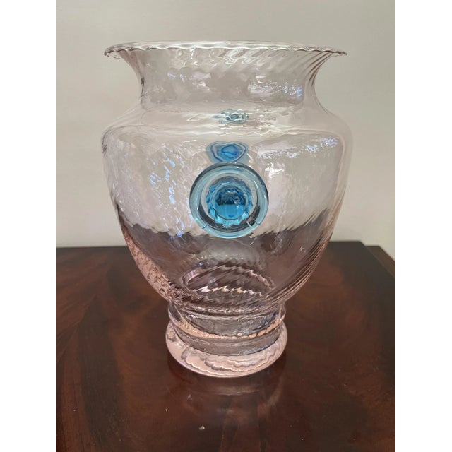 Murano Glass Vase, Italy, 1980s For Sale - Image 3 of 8