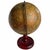English 1940s–1950s English Geographia 8-Inch Terrestrial Globe on Turned Red Wood Base For Sale - Image 3 of 12