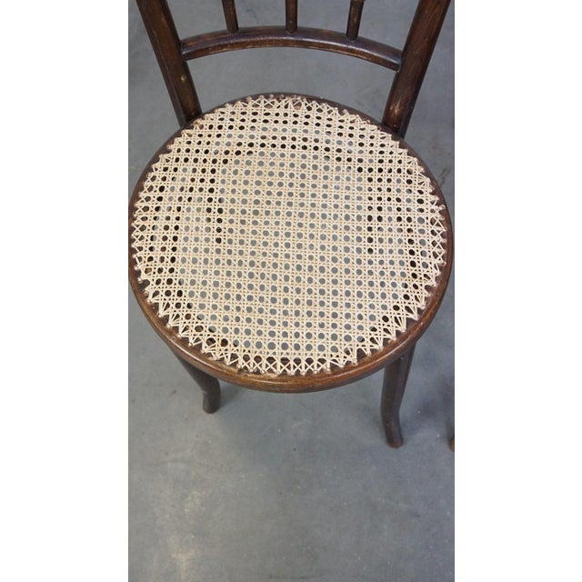 Set of Vintage Bistro Design Chairs from Thonet For Sale - Image 6 of 18