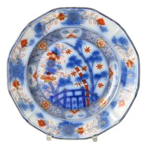 19th Century English Ceramic Plate from Samuel Alcock