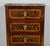 Brown Small Napoleon III Chest of Drawers in Wood Marquetry For Sale - Image 8 of 18