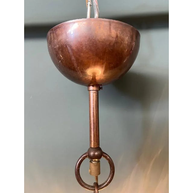 Murano Glass Lantern Suspension attributed to Barovier & Toso, 1980s For Sale - Image 11 of 12