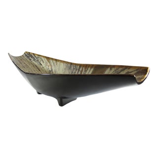 Mid-Century Elongated Ceramic Bowl For Sale