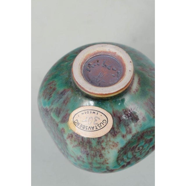 Berndt Friberg Small Vase with Hares Fur Glaze by Berndt Friberg For Sale - Image 4 of 5