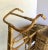 Mid 20th Century Vintage Wicker and Bamboo Bicycle Basket Decor For Sale - Image 5 of 7