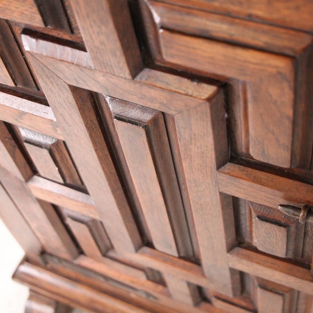 Vintage Brutalist Oak Sideboard, 1960s For Sale - Image 11 of 18