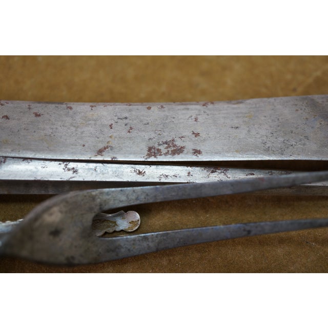 Antique R. Wallace Sterling Silver Baroque Waverly Meat Carving Roasting - 3 pcs For Sale - Image 11 of 11