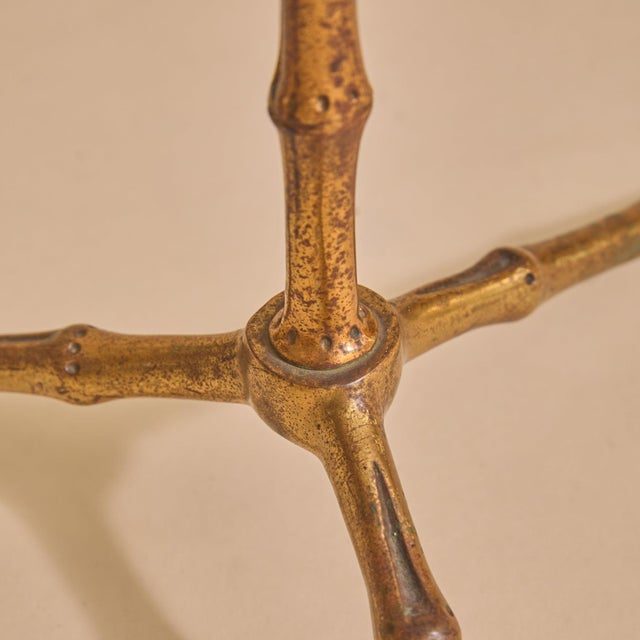 Mid-Century Modern French Gilt Bronze Freestanding Catchall In the Manner of Maison Baguès, 1950s For Sale - Image 3 of 9