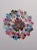 Medium Murano Glass Chandelier 47 Multicolored Prisms For Sale - Image 9 of 11