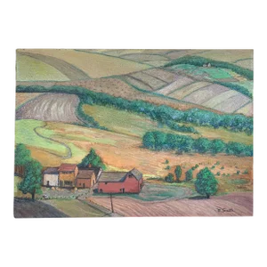 Early 20th Century Regionalism Landscape Painting