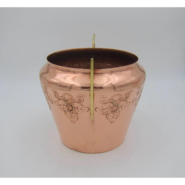 WMF Württembergische Metallwarenfabrik 1920s Mixed Metal Ice Bucket From WMF of Germany For Sale - Image 4 of 11