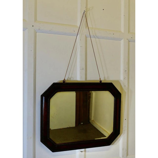 Early 20th Century Large 19th Century Oak Wall Mirror This is a good large Mirror, the mirror has a 3” moulded oak frame...