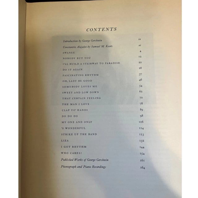 1932 George Gershwin's Song-book - 1st Trade Ed - Alajalov Illus - Large Format For Sale In San Francisco - Image 6 of 6