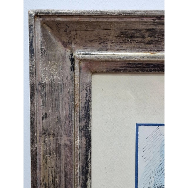 Angelo Canevari, Rider, 1980s, Watercolor, Framed For Sale - Image 6 of 8