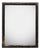 Late Antique 19th Century French Mirror with Black Painted Frame, 1890s For Sale