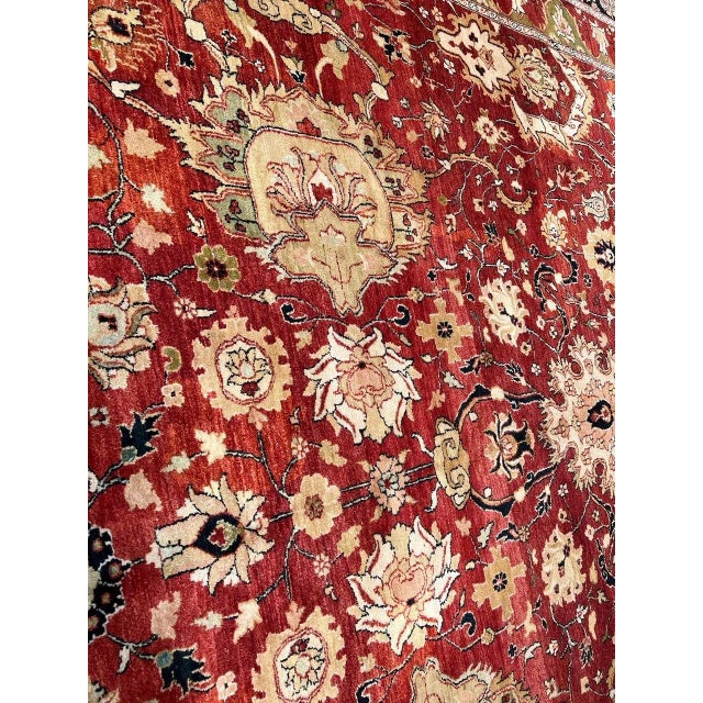 Fine Hand Knotted Agra 14'11'' X 25'5'' For Sale - Image 11 of 14