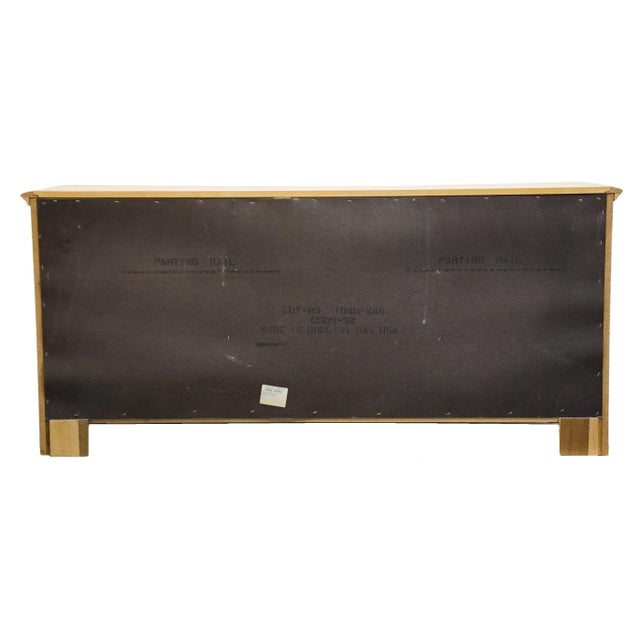 Late 20th Century Stanley Furniture Washed Oak Coastal Contemporary Style 70" Triple Door Dresser For Sale - Image 12 of 15