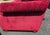 Textile Theodore Alexander English Traditional Crimson Chenille Rolled-Arm Sofa With Nailhead Trim For Sale - Image 7 of 12