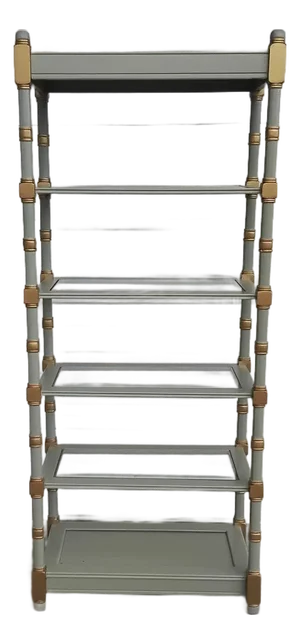 1960s Hollywood Regency Bookcase Etegere
