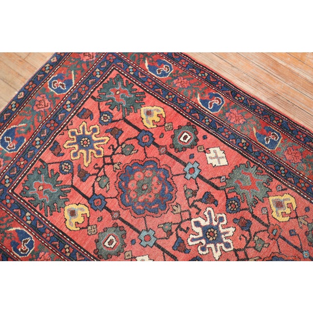 Antique Zabihi Collection Persian Scatter Rug - 3'7" x 6'1" For Sale - Image 4 of 7