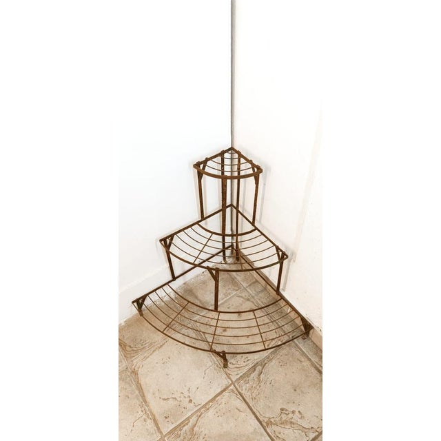 Vintage Corner Flower Stand For Sale - Image 5 of 18