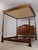 English Theodore Alexander Althorp Collection Mahogany King Size Canopy Bed For Sale - Image 3 of 18