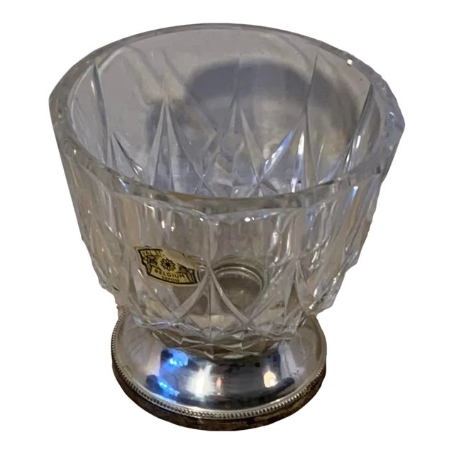 Vintage Val St. Lambert Cut Crystal Bud Vase For Sale