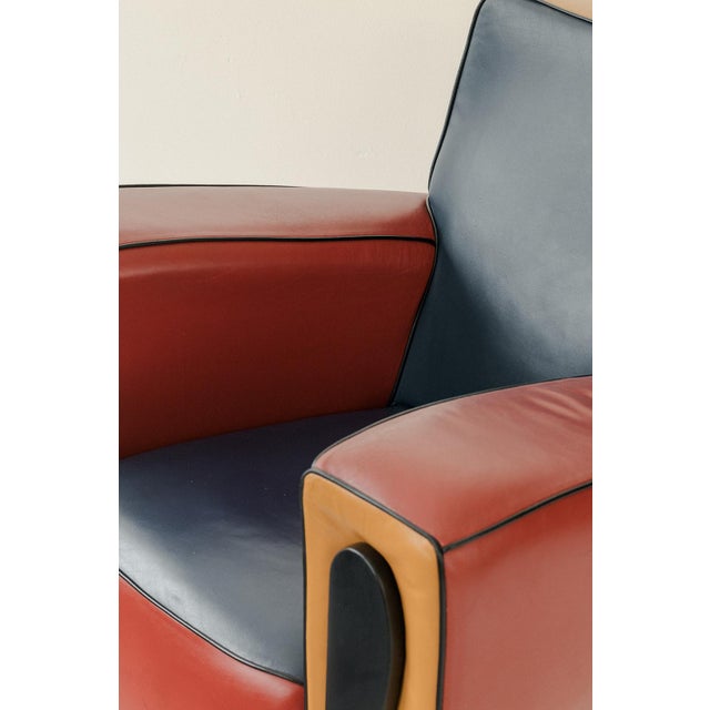 Animal Skin Dutch Hip Hop Easy Chair by Peter van Zoetendaal, 1990s For Sale - Image 7 of 11