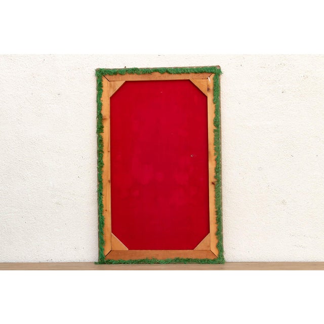 1950s Royal Boteh Vintage Mounted Paisley Textile For Sale - Image 5 of 7