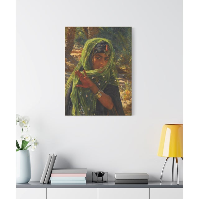 Atelier Aria Lumae Etienne Dinet 1901 Orientalist North African Bedouin Girl Fine Art Gallery Board Print 30 X 40 For Sale - Image 17 of 17