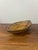 Mid-Century Modern 1950s Italian Riviera Sculptural Rattan Bowl With Solid Brass Trim For Sale - Image 3 of 10