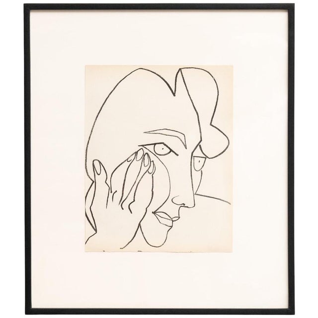 Françoise Gilot, Figurative Composition, 1951, Original Lithograph, Framed For Sale - Image 11 of 11