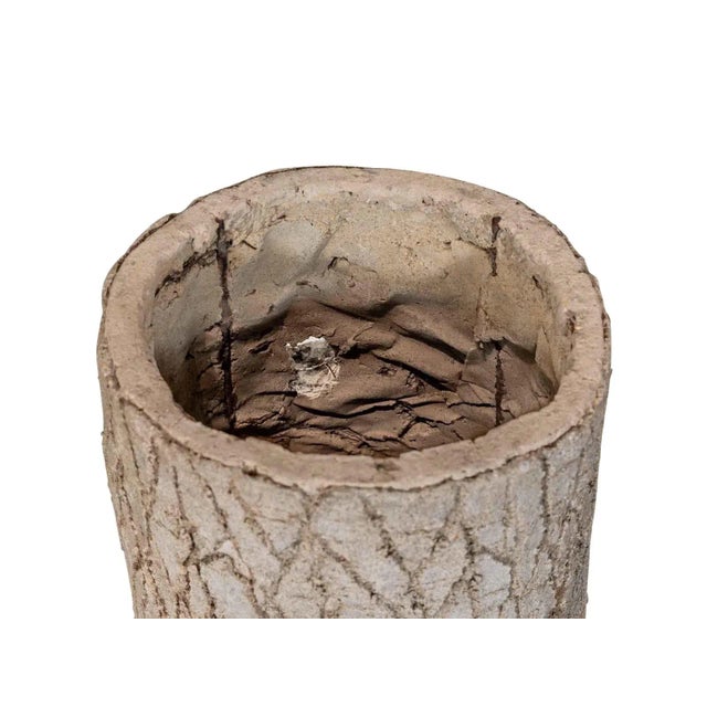 Antique Faux Bois Tree Trunk Planter For Sale - Image 4 of 5