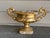 Vintage Large French Baroque Cast Metal Polychrome Water Gilt Vase Jardiniére For Sale In Palm Springs - Image 6 of 13