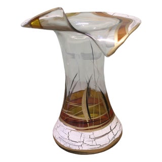 Aesthetic Movement Art Glass French Vase For Sale