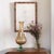 Beautiful tall Murano amphora glass vase from Italy, 1960s. Handblown tall brown glass body with white handles on a green...