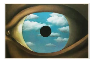 1972 After Rene Magritte, "The False Mirror" First Edition Photogravure