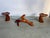 Stunning and very rare set by french Artist Polyte Solet (b.1973) featuring two whale tail stools and a beautiful sculpted...