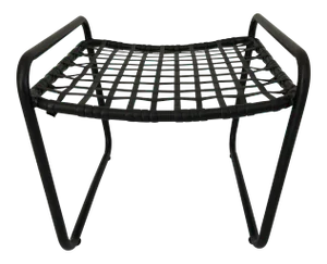 Midcentury Style Tropitone Ottoman Decor-Paint Black
