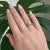Contemporary Marguerite Gold and Diamond Ring circa 1900, Size 5.75 For Sale - Image 3 of 5
