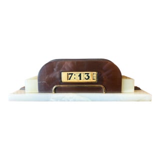 Kem Weber for Lawson Clock Co Manhattan Cyclometer Clock C1930s For Sale