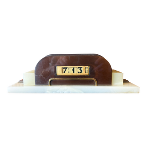 Kem Weber for Lawson Clock Co Manhattan Cyclometer Clock C1930s