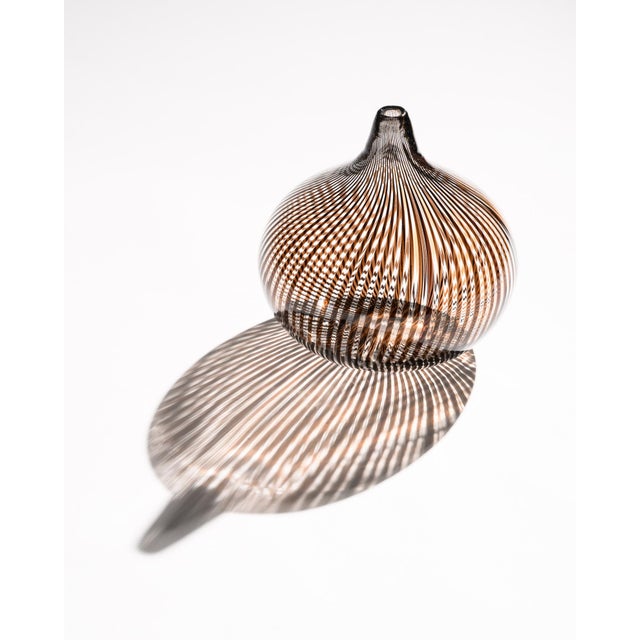 Filigrana Glass Vases by Hertha Bengtson and Mario Colelli for Rosenthal, 1980s, Set of 2 For Sale - Image 12 of 15