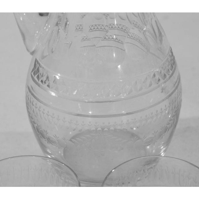 Swedish Glass Set, 1880s, Set of 8 For Sale - Image 5 of 9
