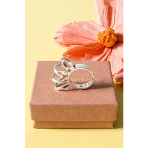 Mid-Century Modern Silver Ring by Cecilia Johansson, 1974 For Sale - Image 4 of 7