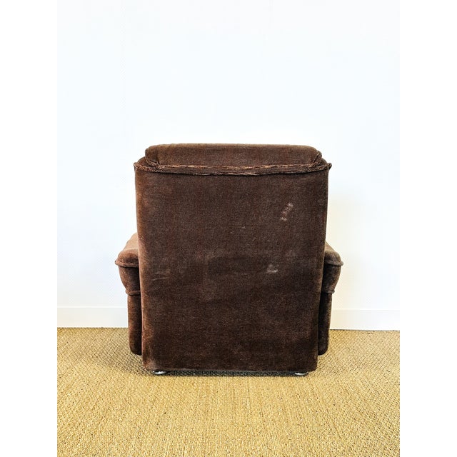 Vintage Velvet Living Room Set, 1960s, Set of 3 For Sale - Image 15 of 18