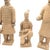 Vintage Lintong Museum Terracotta Warriors 5 Piece Boxed Replica Set 12" For Sale - Image 14 of 18