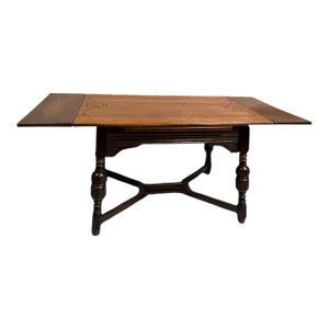 Antique Spanish Revival Oak Refectory Table. Circa 1910s