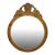 Antique Victorian Rococo Gilt Wood Gold Round Mirror For Sale