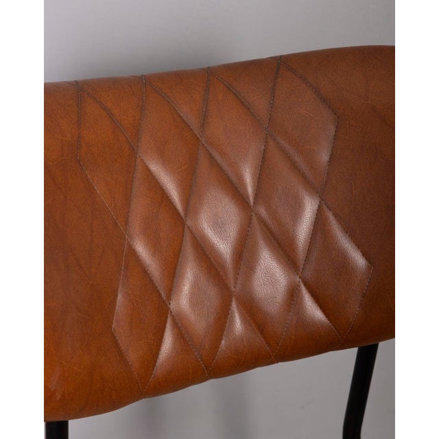 Vintage Leather Chair by Gastone Rinaldi for Rima, 1950s For Sale - Image 6 of 14